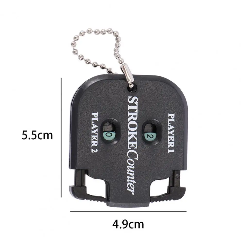 Golf Score Counter Golf Score Tracker Handy Golf Shot Counter with Key Chain for Keeping Score on Course Mini for Training