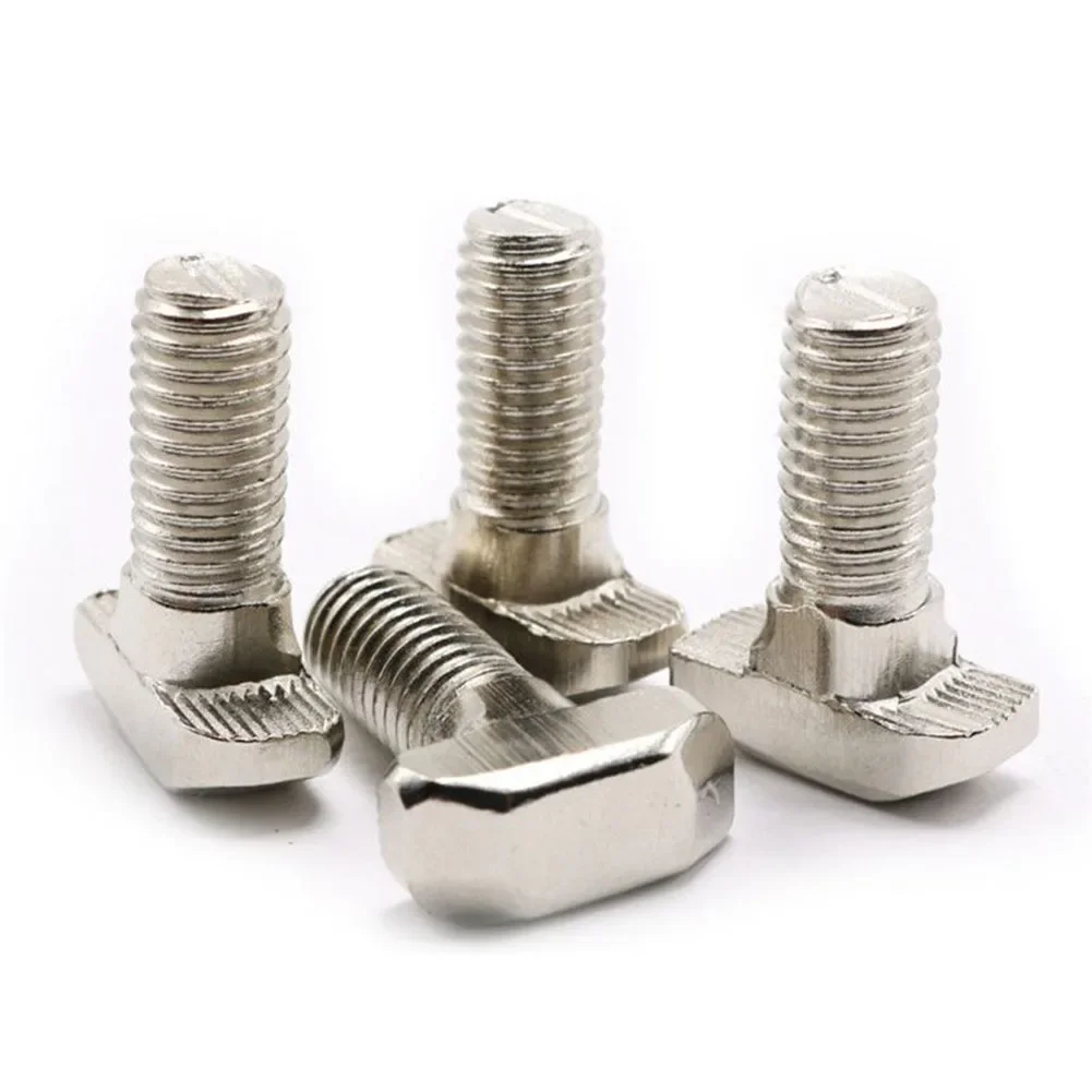 

20PCS T Bolts Designed for Compatibility with Aluminum For profiles Type 30/40 Featuring M6 & M8 Thread Options