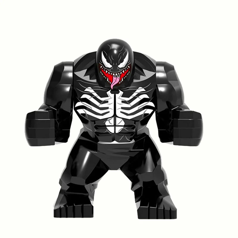 Heroes Big Size 7.5 Cm Let There Be Carnage Anti Riot Eddie Brock Model Blocks Construction Figure Building Bricks Toys