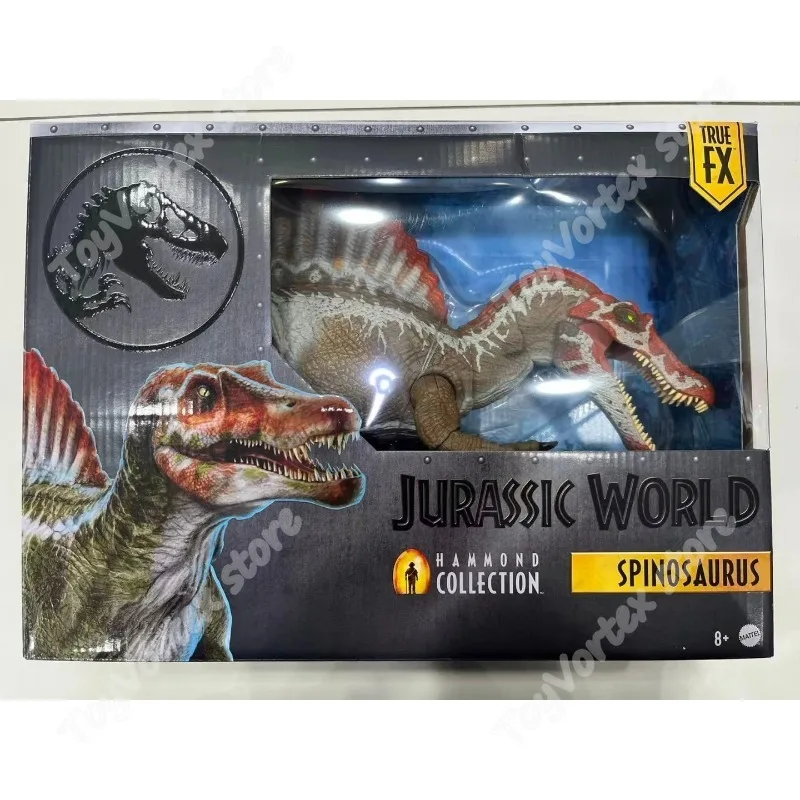 In Stock100% Original Jurassic Hammond Large Collection Series God of War Spinosaurus Super Moving Dinosaur Model JCH09