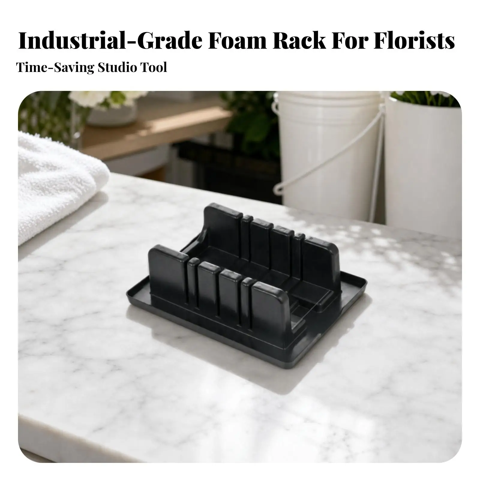 Floral Foam with Guided Base Practical for Florists, Hobbyists