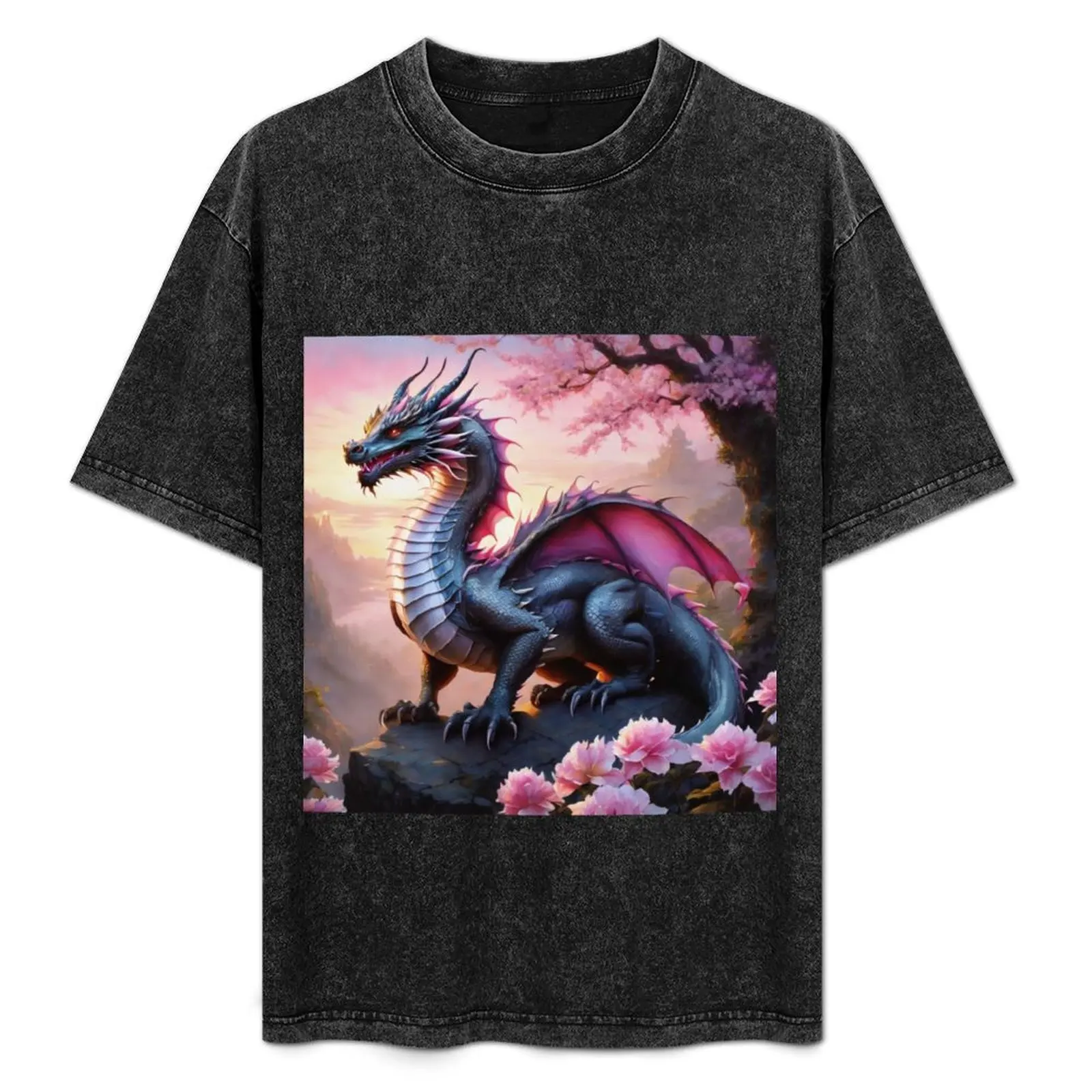 

The Grey Dragon of Compassion, Wisdom, and Peace. T-Shirt sweat oversized t shirt cotton graphic tees cotton t shirt men