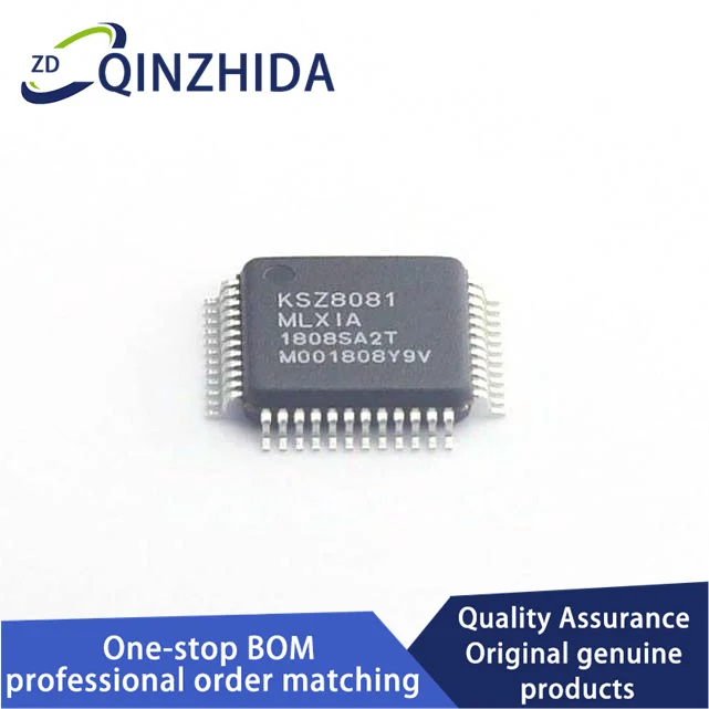 5-10Pcs/Lot KSZ8081MLXIA-TR QFP48 Electronic Components IC Chips Integrated Circuits IC