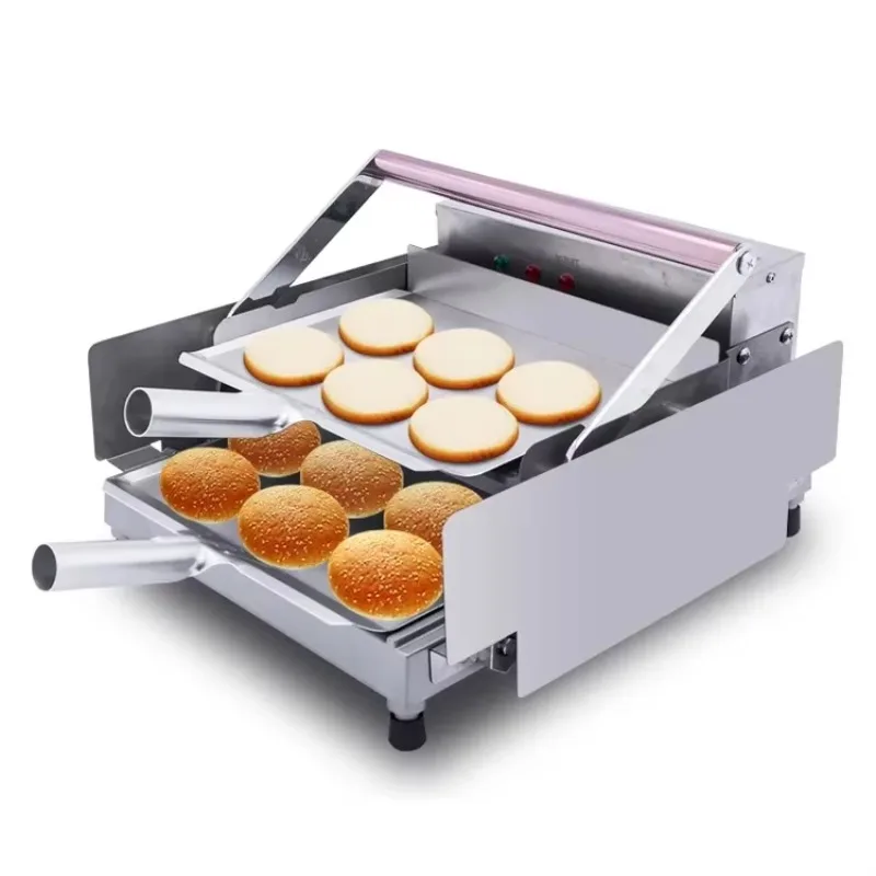 New Restaurant Use Fast Food Hamburger Burger Bread Grill Maker Machine