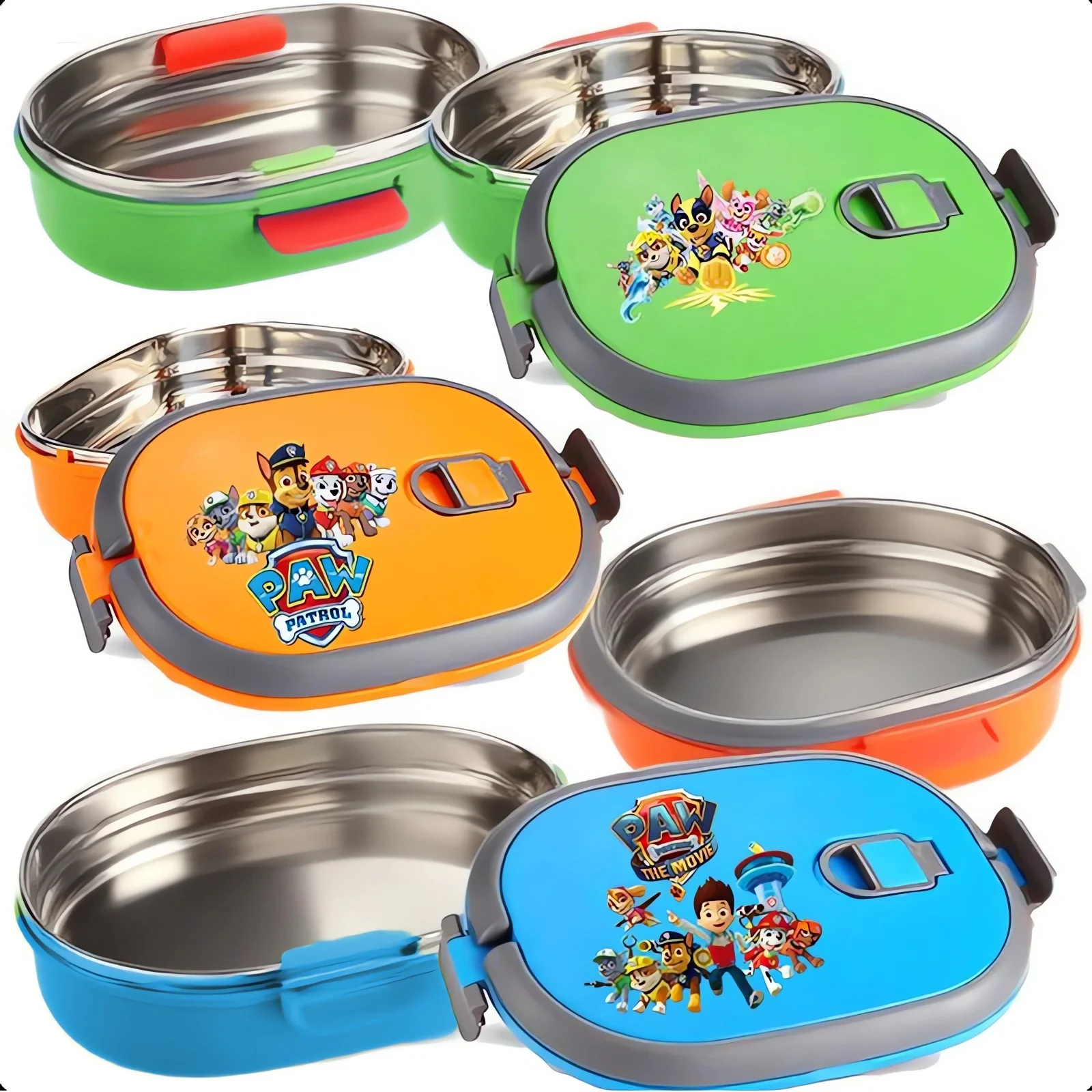 

Paw Patrols Boy Girl Children Lunch Boxes Cartoon Cute Stainless Steel Bento Box School Student Food Container Lunch Box New