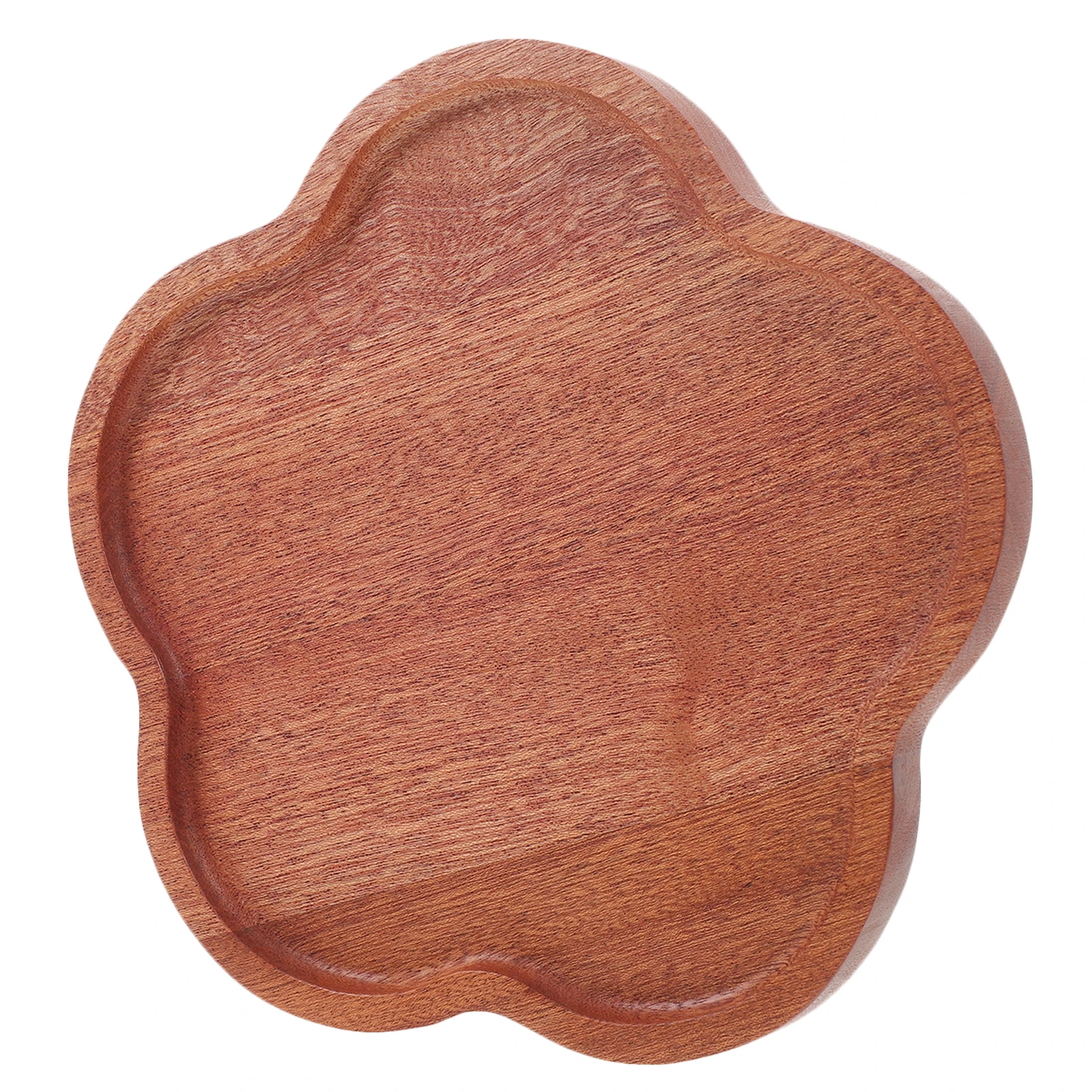 

1pc Solid Wood Serving Tray Handmade Natural Wooden Tea Table Dish Fruit Snack Plate Dessert Bowl For Party Wedding Breakfast