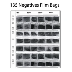 35mm Archival Storage Pages with Holes on the side, Storage Sheets 7x6 for 35 mm 120 Film Negatives (50Pack)