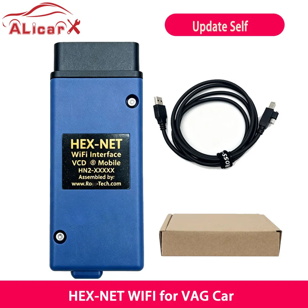 DOIP HEX‑NET WiFi Diagnostic Tool for VAG Cars 1995‑Now, COM 26.3.0 Permanent Update, No Registration Required OBD2 Car Scanner