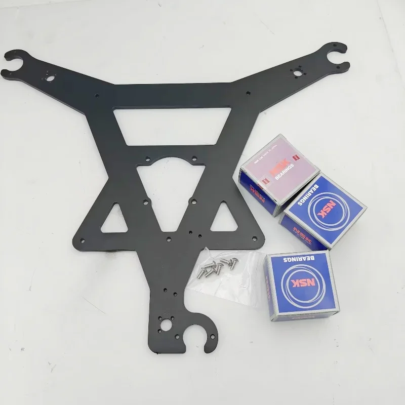 أجزاء ترقية سمك 5 مم من سبائك الألومنيوم أندر 3 NG V1.2 عربة سرير CNC