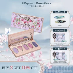 Flower Knows Strawberry Rococo Series Five-Color Eyeshadow Palette