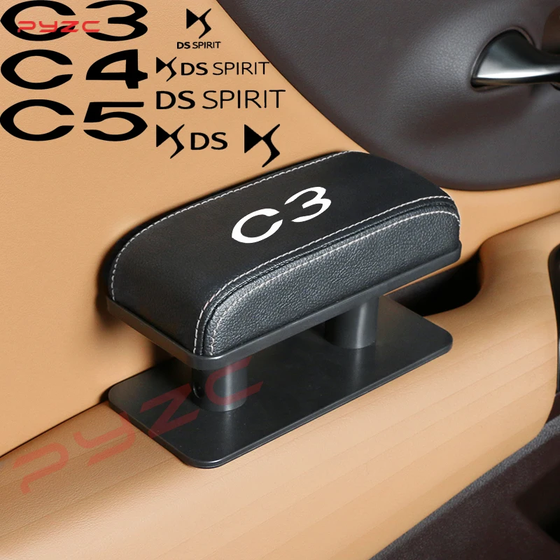 Эргономичный Armleuningen Pu Lederen Autodeur Verhoogend Pad Elleboogsteun для Citroen C4 C5 C3 Ds Spirit Ds3 Ds4 Ds5 Ds6 Ds7