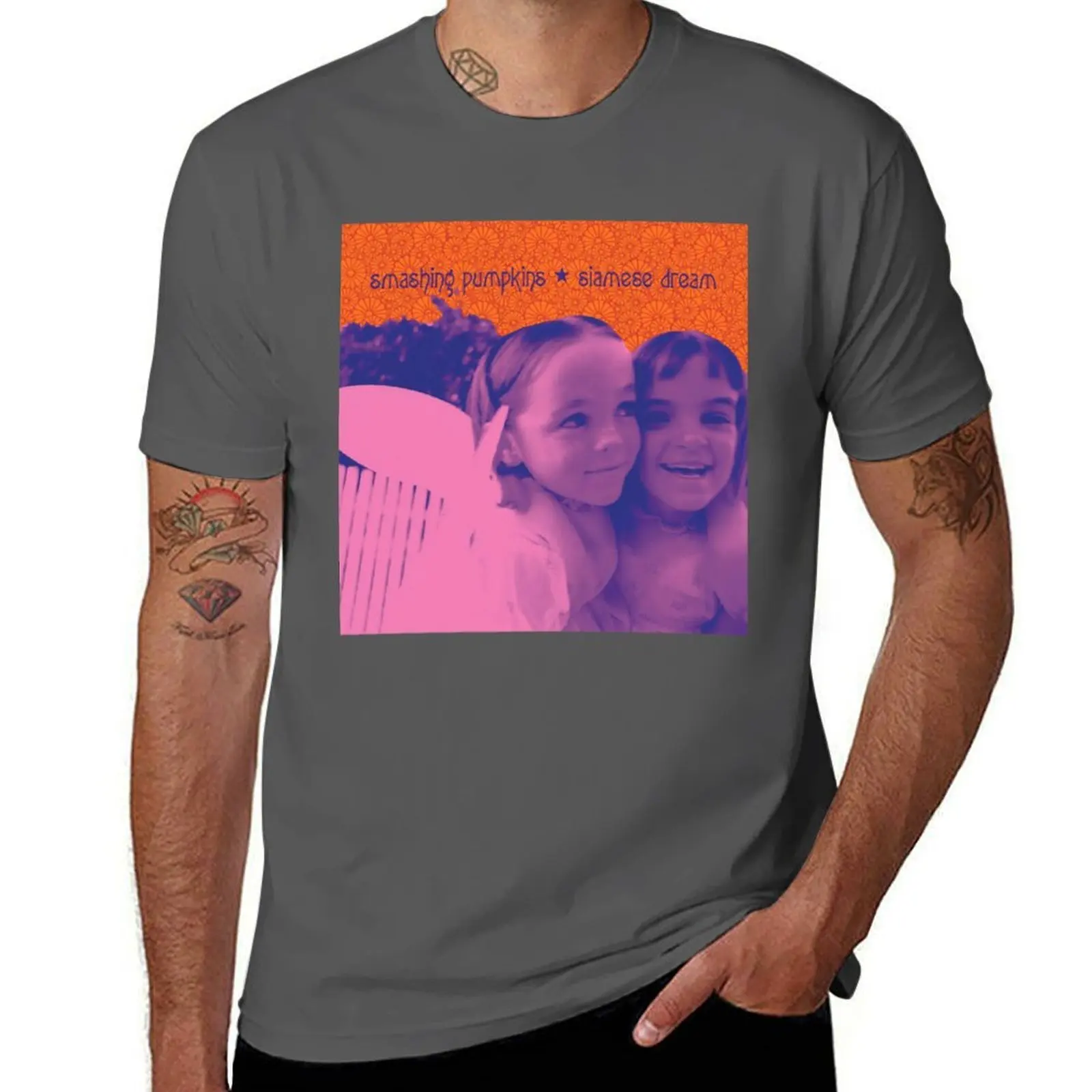 

Siamese Pumpkins Dream T-Shirt cotton t shirt man black cotton t-shirt plain for man package T-Shirt