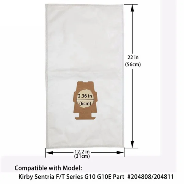 Dust Bag for Kirby Sentria 204808/204811 Universal F/T Series G10,G10E Dust Bags for KIRBY Sentria Vacuum Cleaner Parts