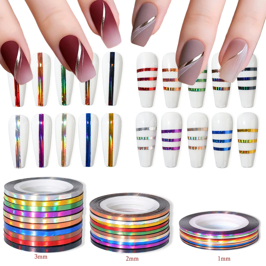 10Rolls/Set Nail St…