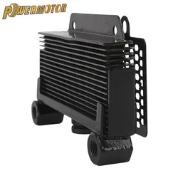 Enduro Motocross Oil Cooler 16 Row 125-400cc Engine for KTM Honda Yamaha Kawasaki Cool Down PitBike Motorcycle Cooling Radiator