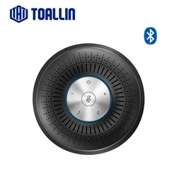 TOALLIN Bluetooth Speakers Wireless Conference Speakerphone with 4 Mics, AUX & USB & Bluetooth5.0 Portable Speaker Sound Box