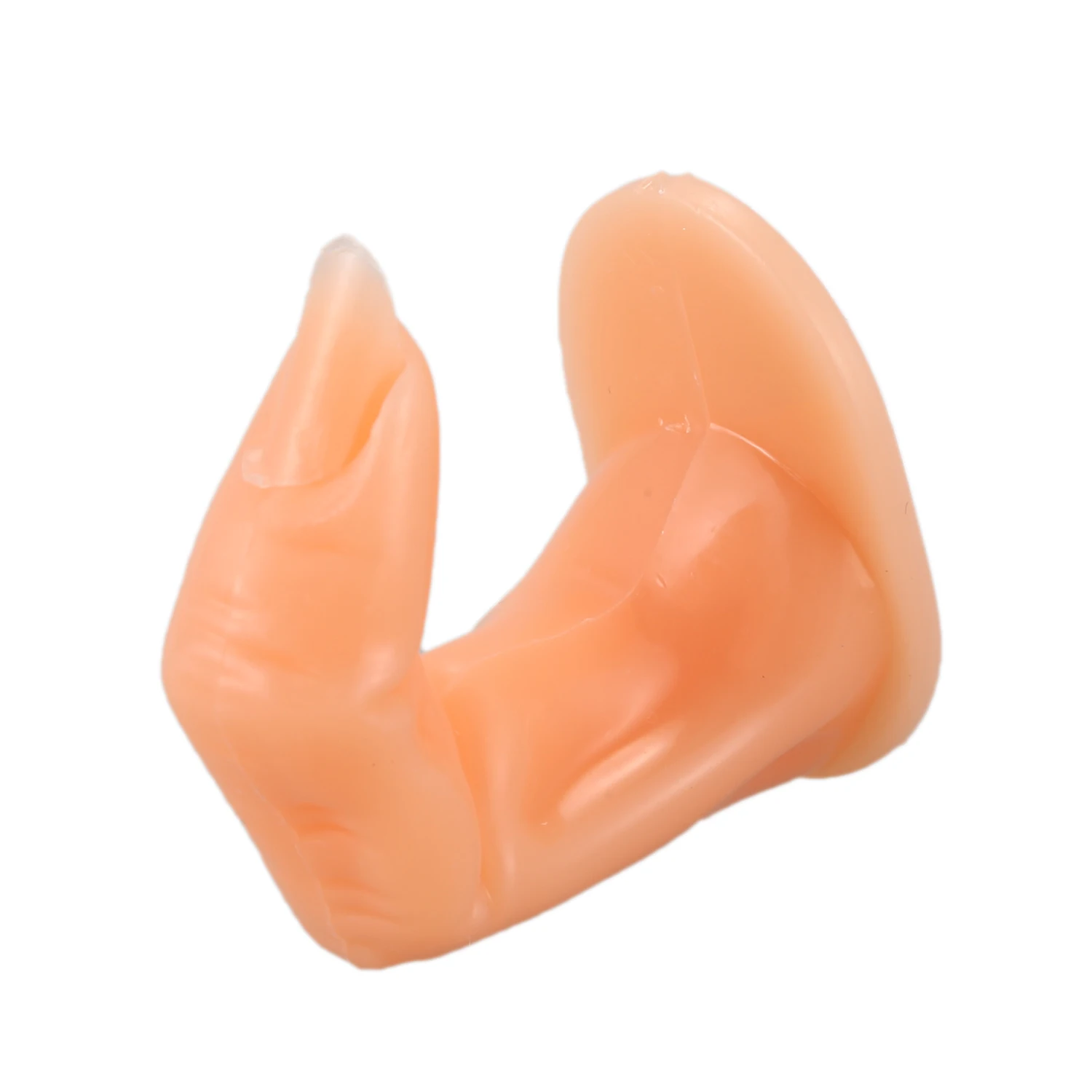 False finger mannequin for training Acrylic Gel Fiberglass Nail Art-Orange.