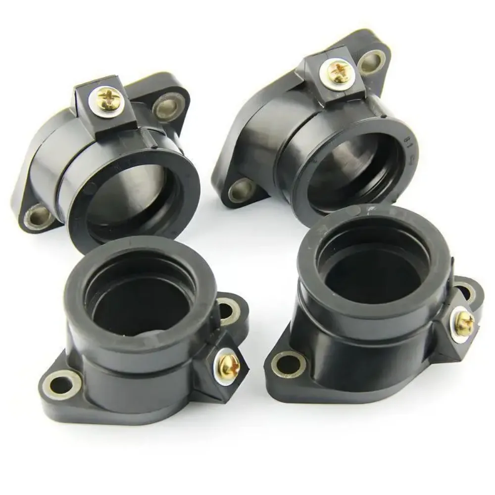 4pcs Carburetor intake manifold dust cover joint For Yamaha FZR250 FZR250R 1989, 1990, 1991, 1992, 1993, 1994