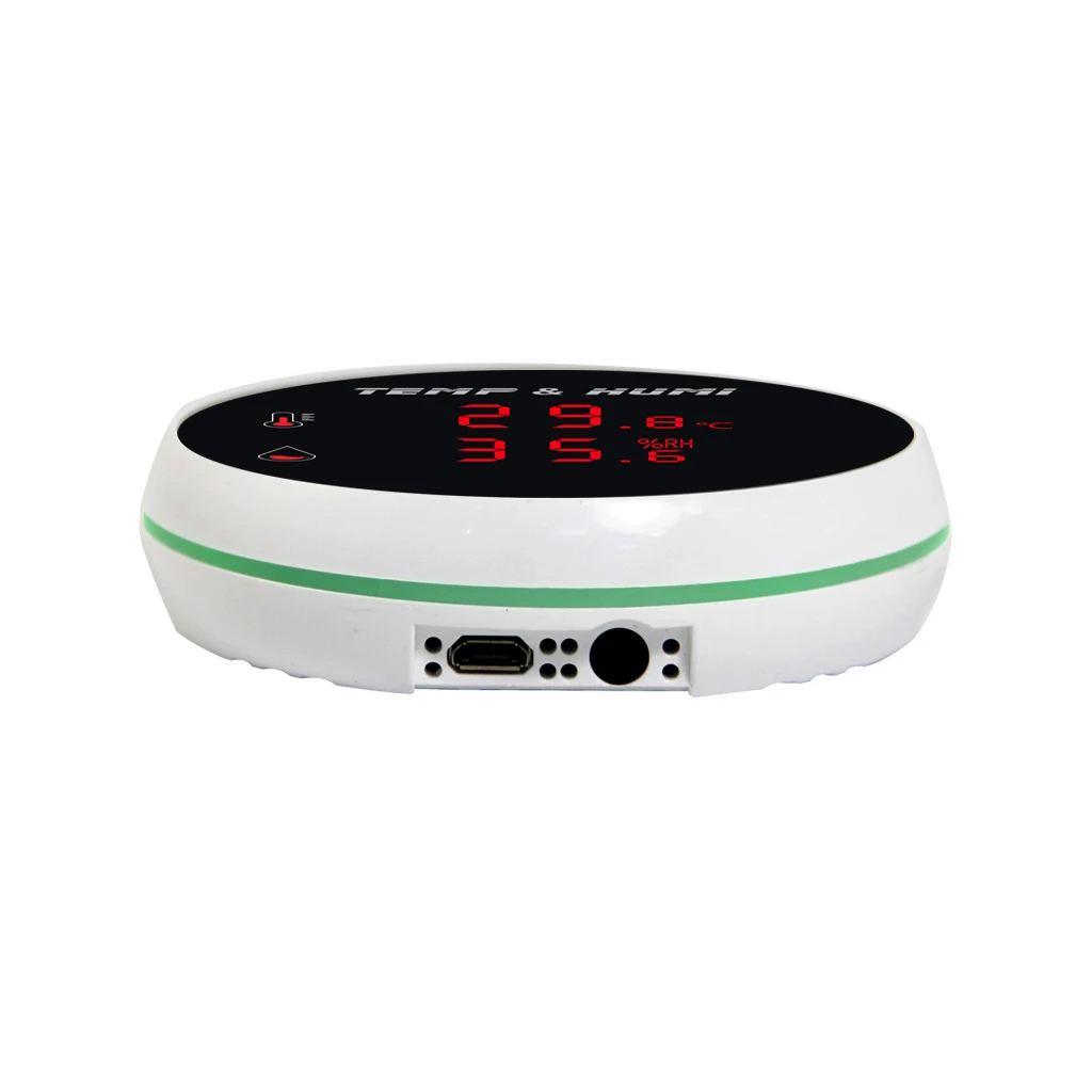 Tuya Zigbee/WIFI Temperature and Humidity Sensor with External Cable 1m/3m App Remote Monitoring Thermometer Thermostat