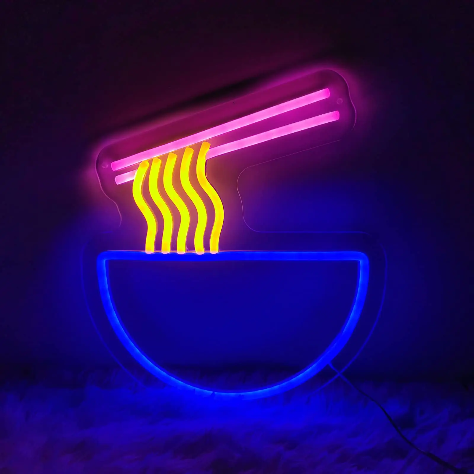 

Ramen Neon Sign Led Neon Lights for Wall Decor Noodle Light Up Signs for Restaurant Home Bar Kitchen Dining Room Cafe Shop Neon