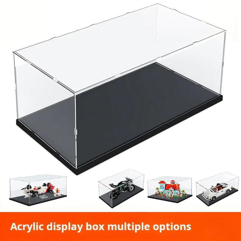 60 Large size Clear Acrylic Display Case Dustproof Toy Car Trucks Vans Model Box Collection Storage Countertop Show Box