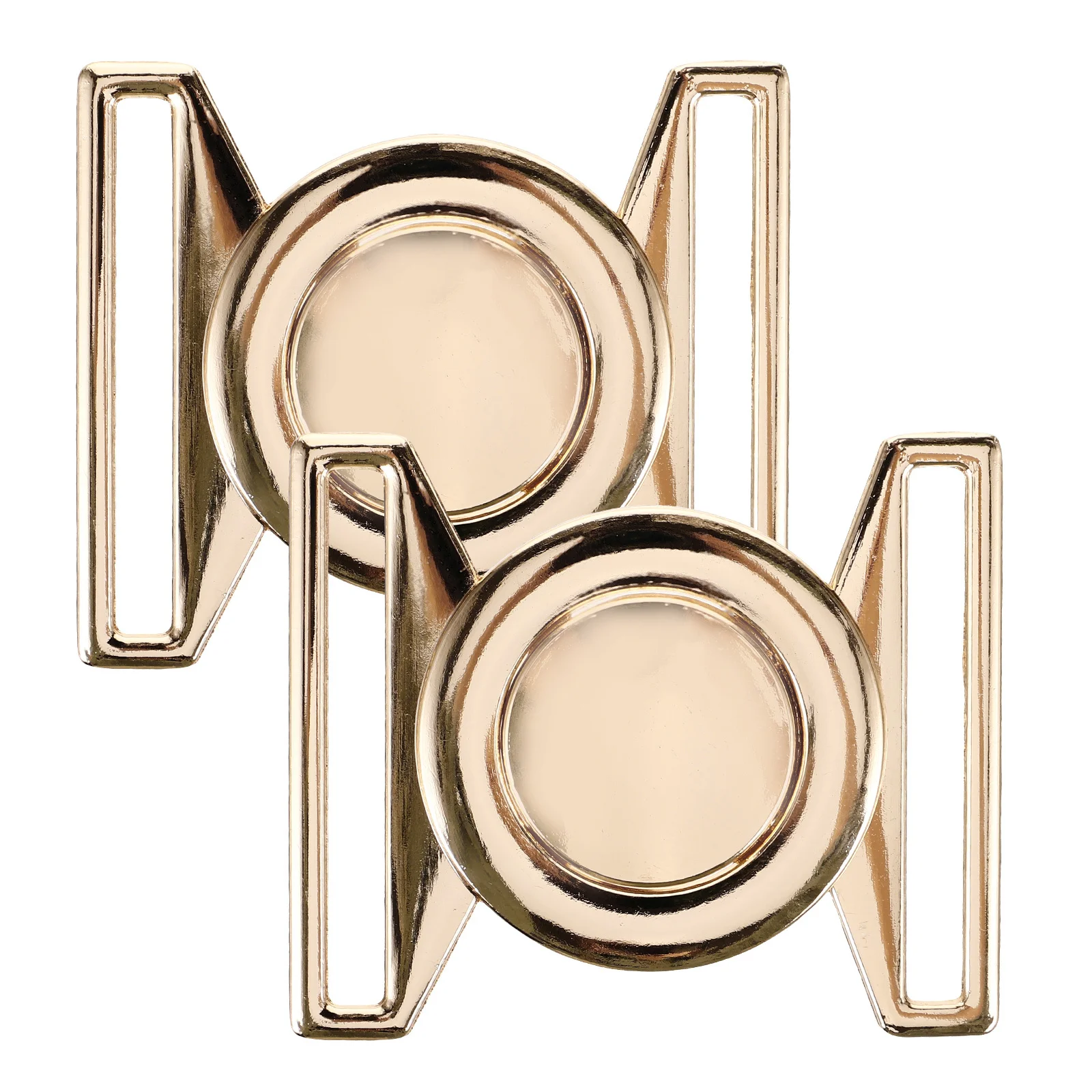 2 قطعة مشبك معدني تبديل حزام خصر أنيق مشبك للمناسبات الرسمية غير الرسمية معطف سترة حزام خصر مشبك معطف السحابة #4