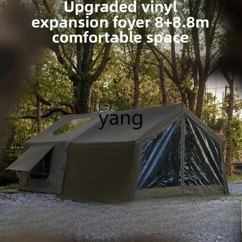 yjq1 outdoor emergency disaster relief large inflatable tent construction site thickened warm mobile house