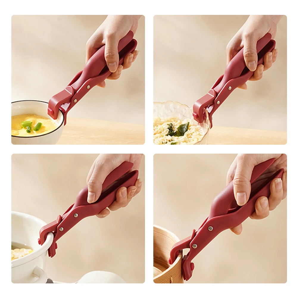 

Hot Plate Gripper Anti-Scalding Pot Clip Bowl Clip for Moving Hot Plate Bowls Pizza Pan for Kitchen Home Restaurant