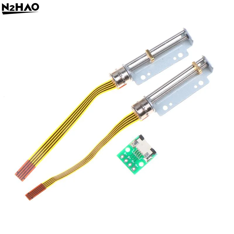 Metal Stroke 29MM Linear Actuator DC 5V Mini 8mm 2-phase 4-wire Screw Shaft Stepper Motor With Screw Slider Nut Lifting Motor