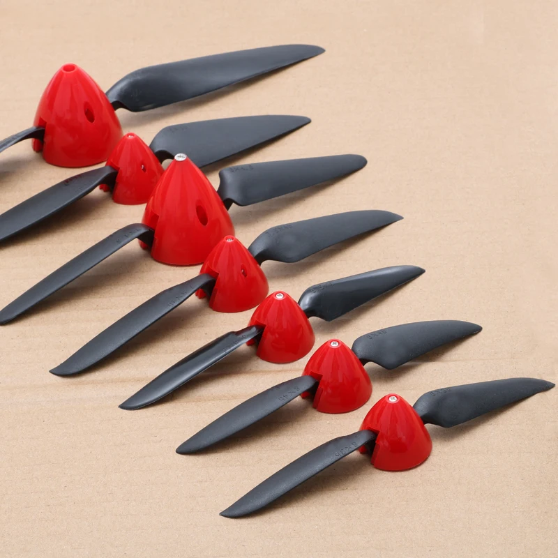 1PCS Brushed Motor Folding Propeller Assembly 2Blades Paddle with Dia 30/33/45mm Fairing Modified Kits for RC Airplane Model