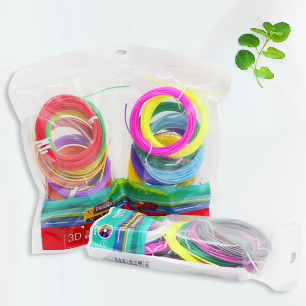 

1Set 3D Printing Pen Filament 10 Colors 175Mm Bright Color Exercise Kids Color Recognition Ability Gift Filament Pen