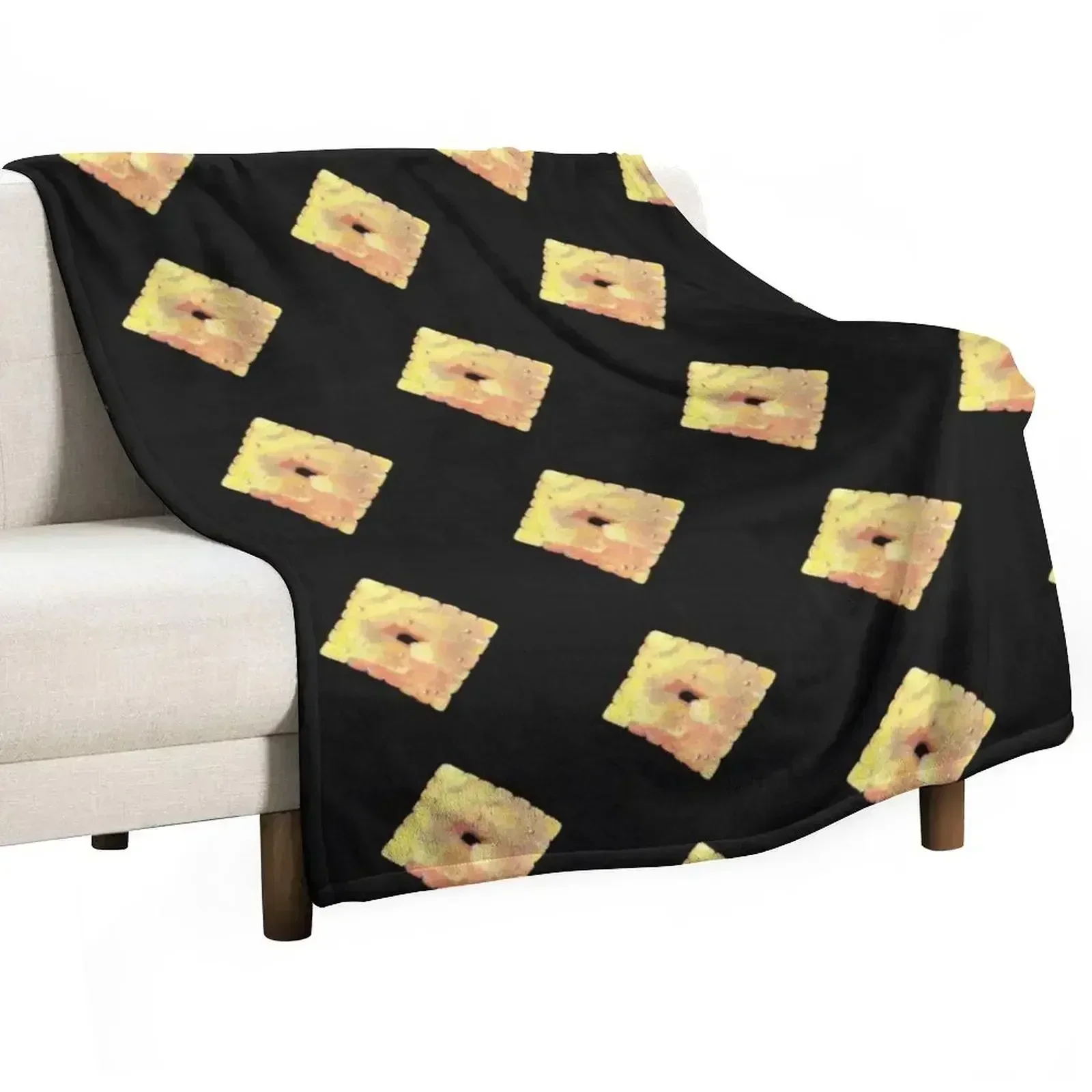 

Cheez it Throw Blanket Reusable Durable Soft Blanket for All Seasons