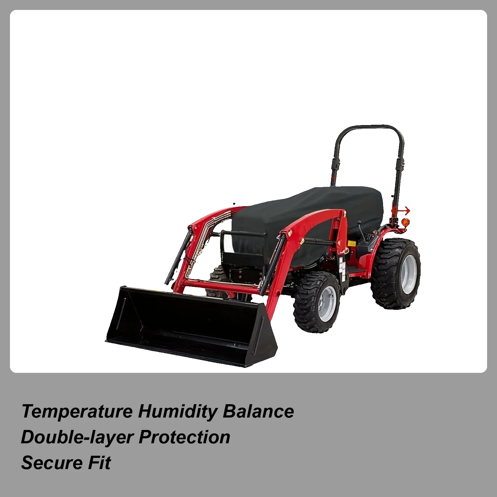 

Чехол для косилки, сверхмощная защита для косилки, чехол для трактора высокой плотности для заднего двора, сада, сельского хозяйства, гаражного сарая