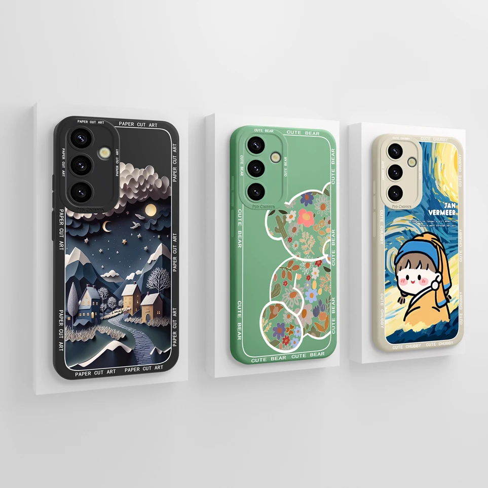 Para Samsung Galaxy S24 FE S24Ultra S24 + S24 Funda lindo Panda suave silicona duradera contraportada para GalaxyS24 FE Funda S24FE Coques