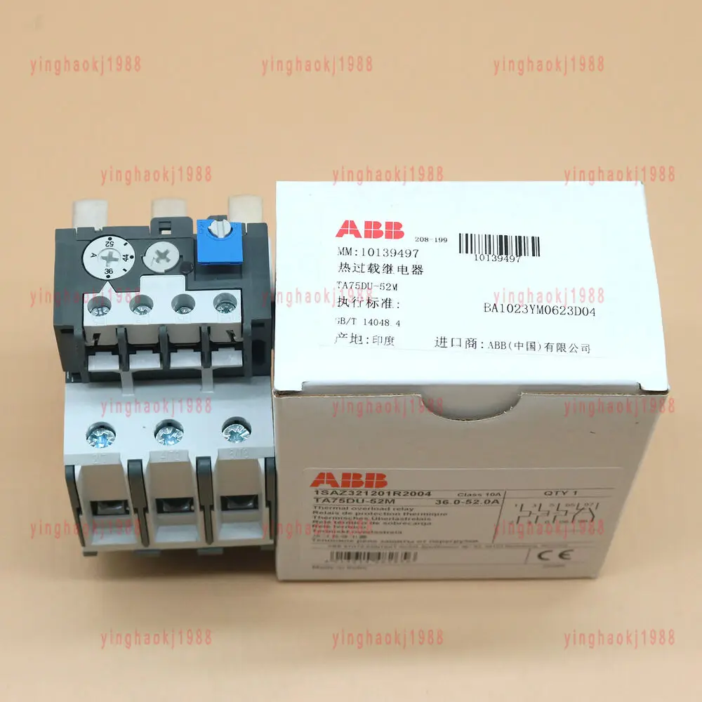 

1PC New ABB Thermal overload relay TA75DU-52M 36-52A Fast Shipping