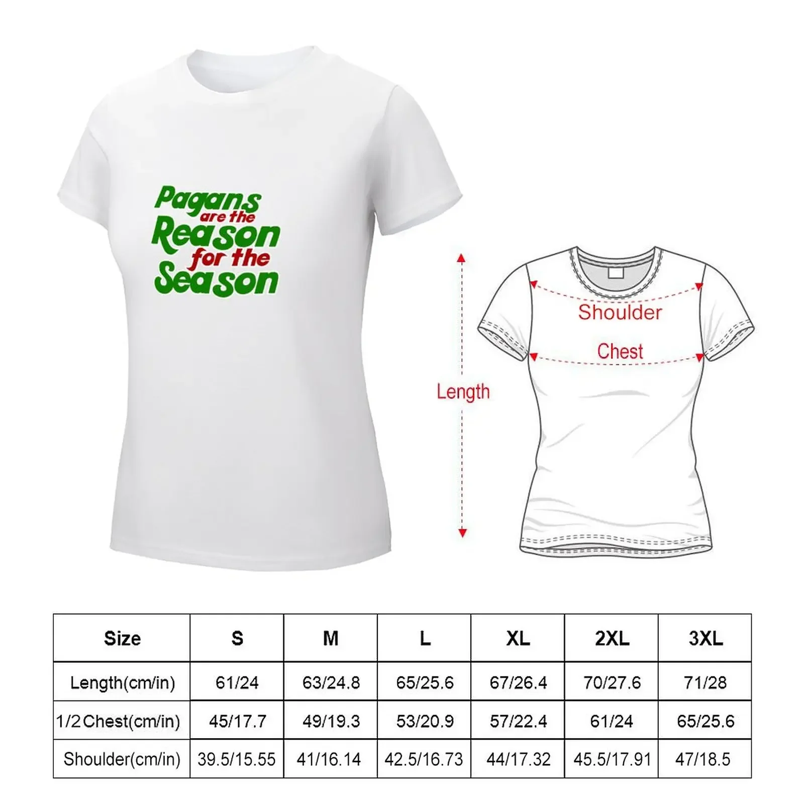 Pagans are the reason for the season T-shirt summer clothes summer tops lady clothes workout t shirts for Women