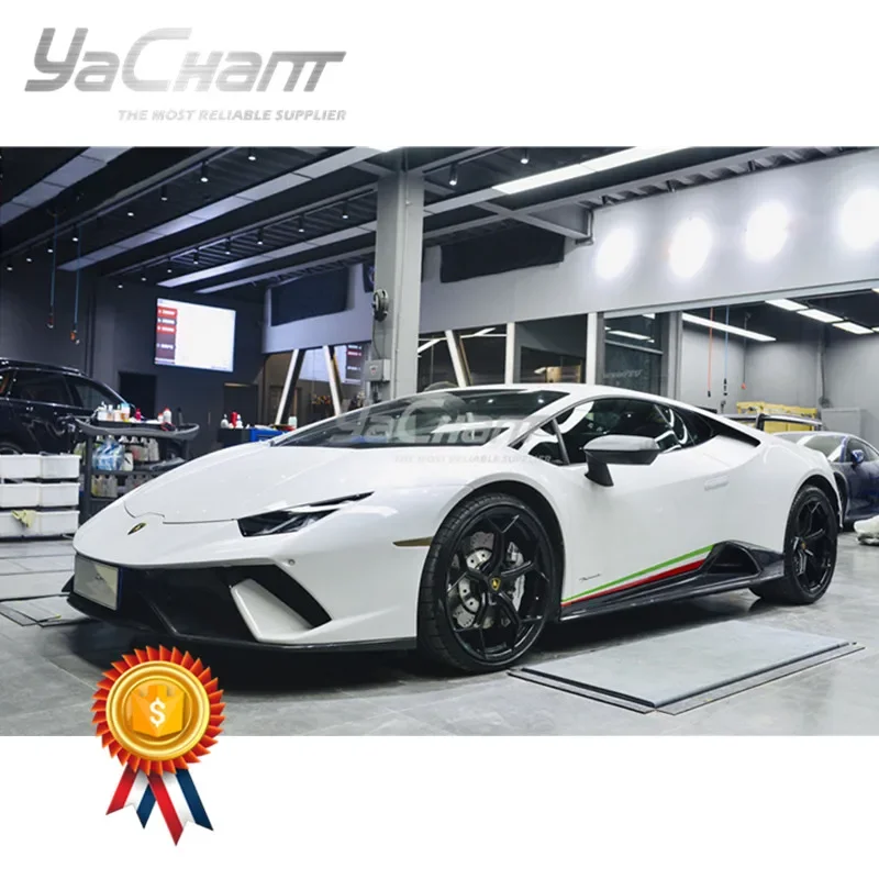 

Комплект карбонового обвеса PF Style для Huracan LP610-4 и LP580-2 Coupe Spyder 2014-2019 годов: бампер, крыло, боковые пороги, крышка багажника