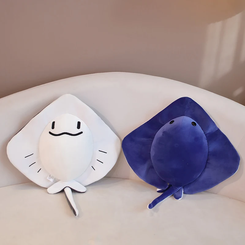 

52/62cm Funny Deep Sea Devil Fish Plush Toy Throw Pillow Cute Expression Doll Soft Padded Cushion For Children's Birthday Gifts