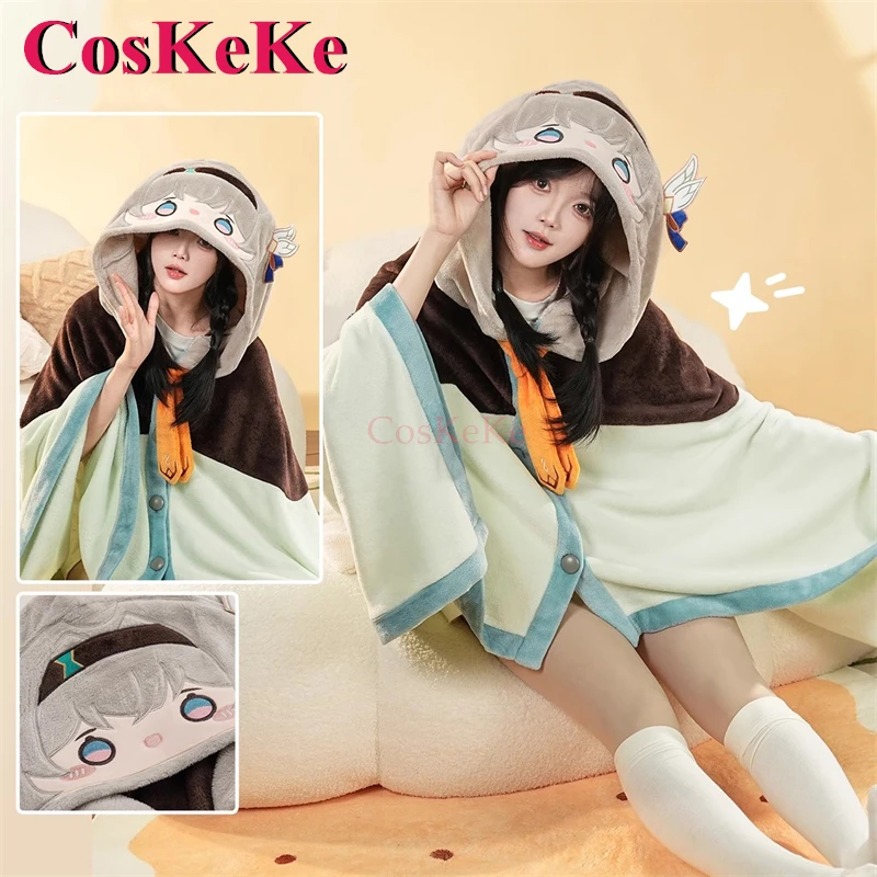 

CosKeKe Firefly Game Honkai: Star Rail Cosplay Costumes Sweet Lovely Cloak Air Conditioning Blanket Nap Blanket Daily Used New