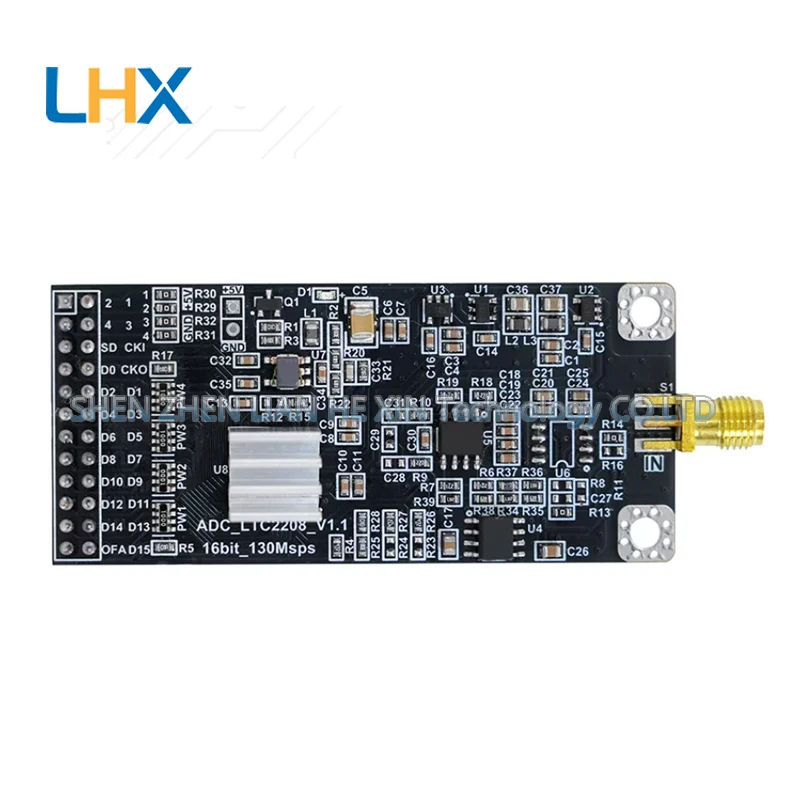 LTC2208 high-speed ADC single-channel 16-bit analog-to-digital converter module 130M sampling rate FPGA