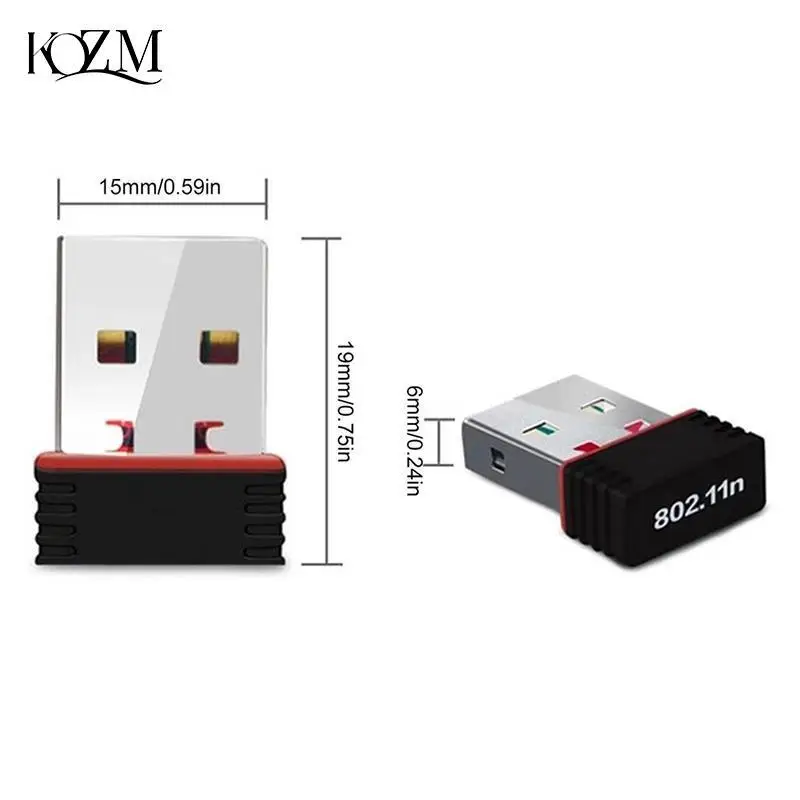 Mini USB Wifi Adapter 802.11n Antenna 150Mbps USB Wireless Receiver Dongle Network Card External Wi-Fi For Desktop Laptop