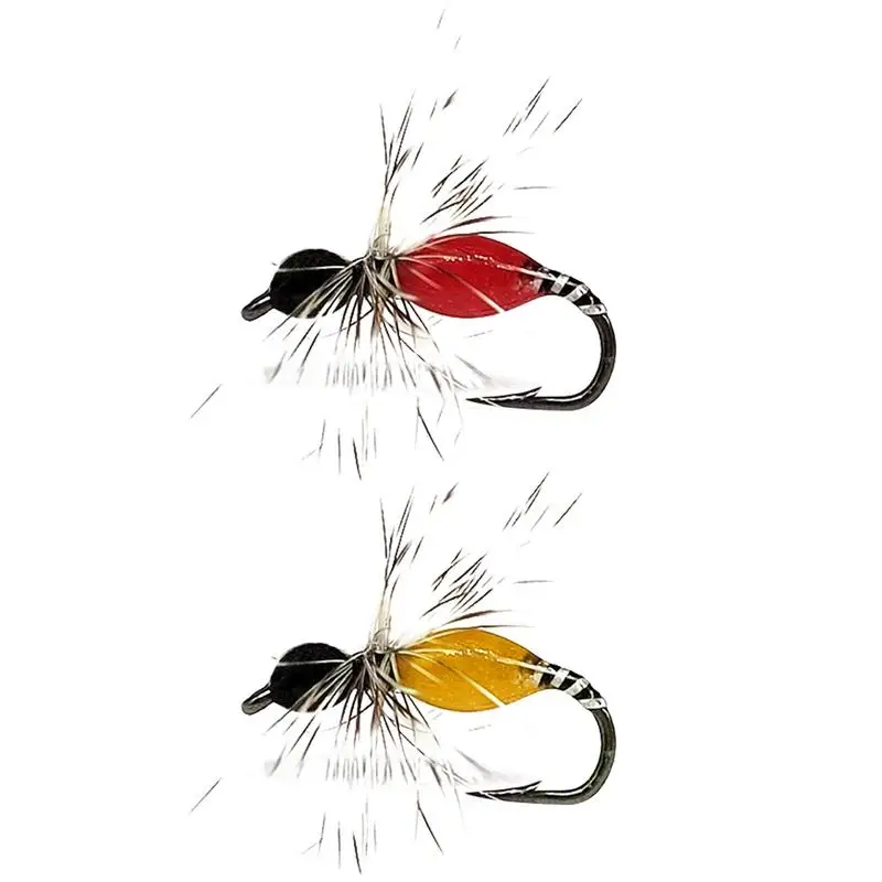 Dry Fly Floatant 5pcs Hand Woven Bright Colors Dry Fly Floatant Hatch Multifunctional High Visibility Fly Fishing Supplies With