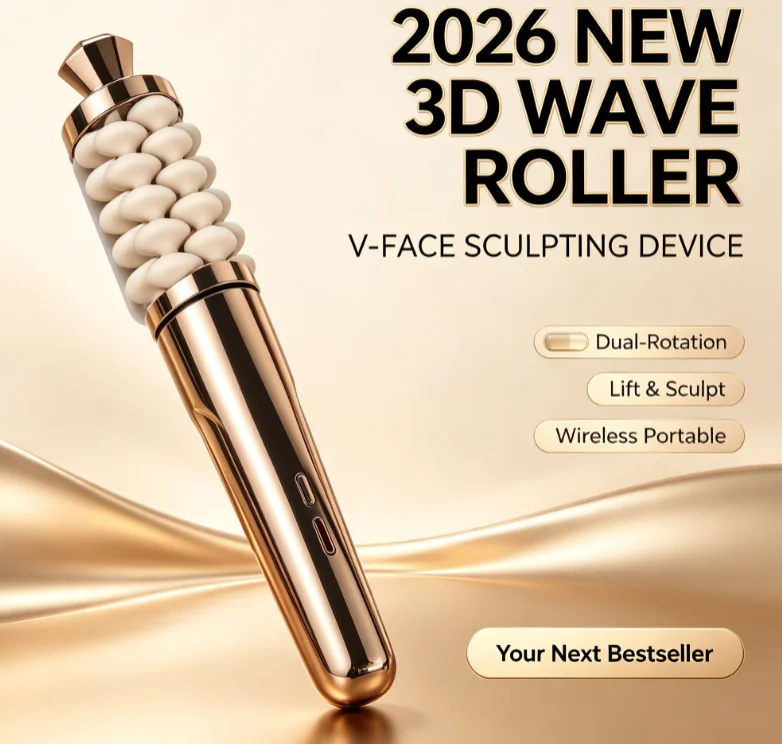 Portable Facial Massage Wand, Face Neck Lifting Sculpting Massager, Home Skin Care Beauty Massage Tool