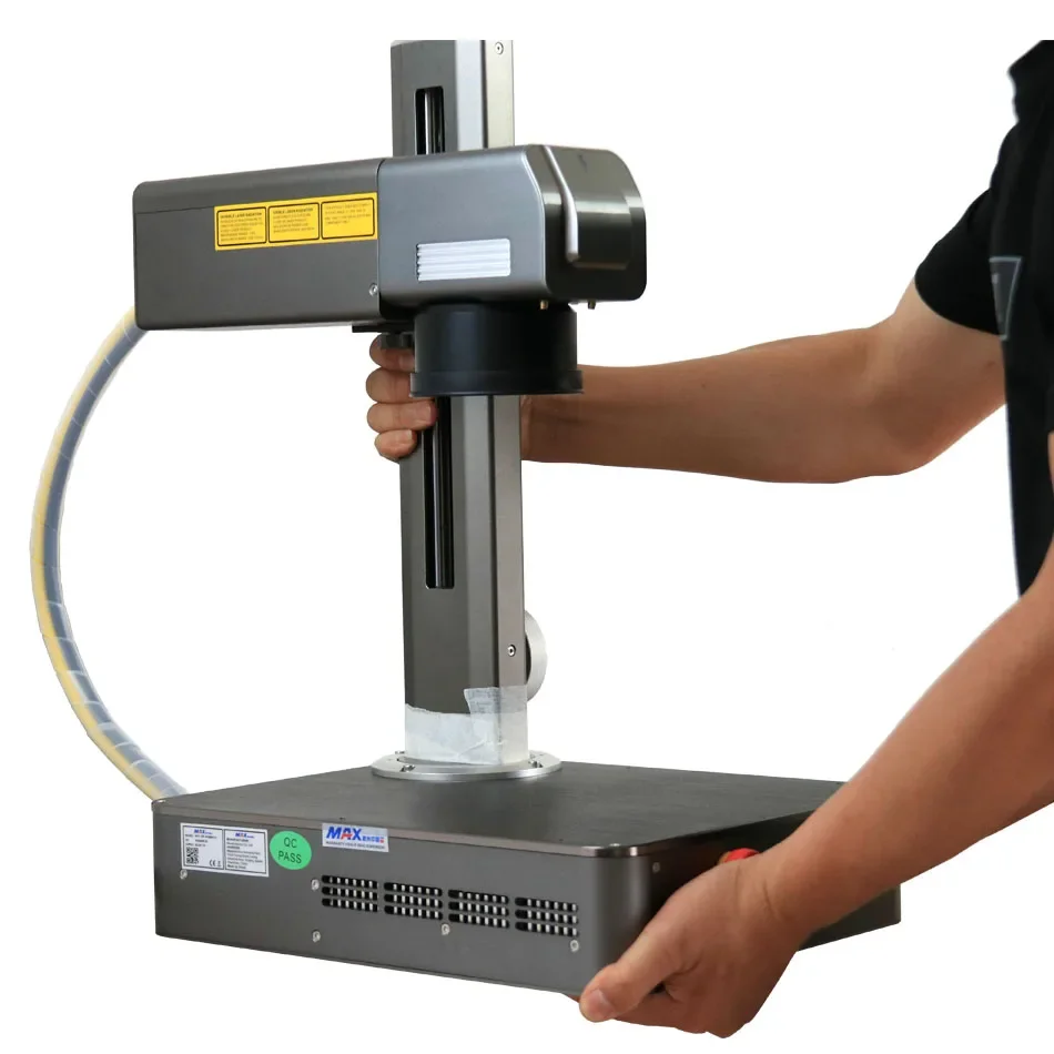 10w fiber   marking machine automatic date code printing machine made in china