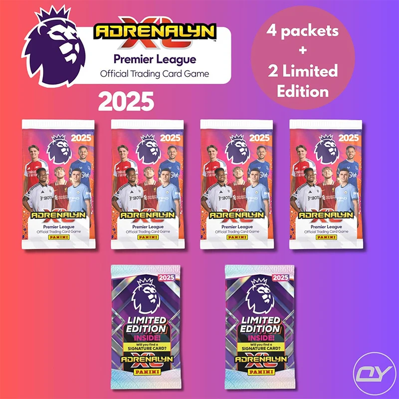 Panini 2024-2025 Premier League Soccer Cards Adrenalyn Xl Multipack + Limited Edition Bukayo Saka Soccer Trading Cards Pack