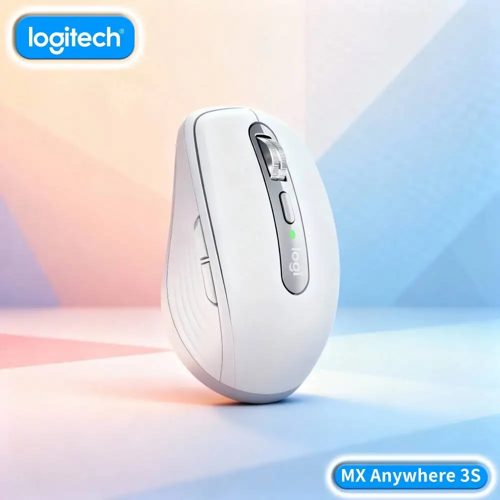 Durable MX Anywhere 3S - 8000 DPI, Hyper-Scroll, Silent Click, Ideal for Wine Freelance Designer & Travel Work