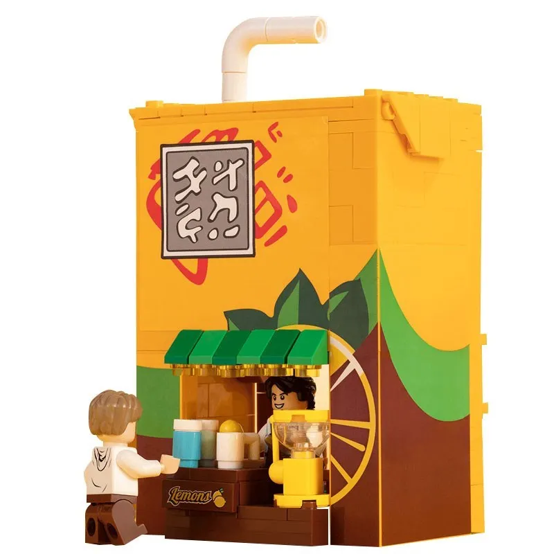 Wekki toast building block modello shop negozio di torte da latte giocattoli educativi per bambini regalo ragazza