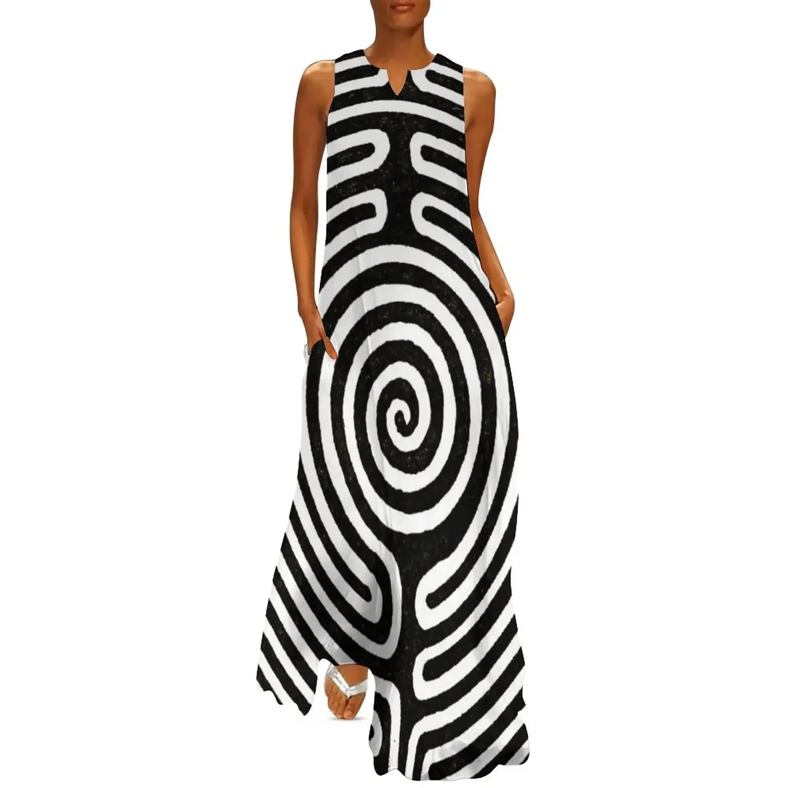 

Labyrinth Maze Long Dress summer dresses for women 2025 Dress vintage clothes Dress