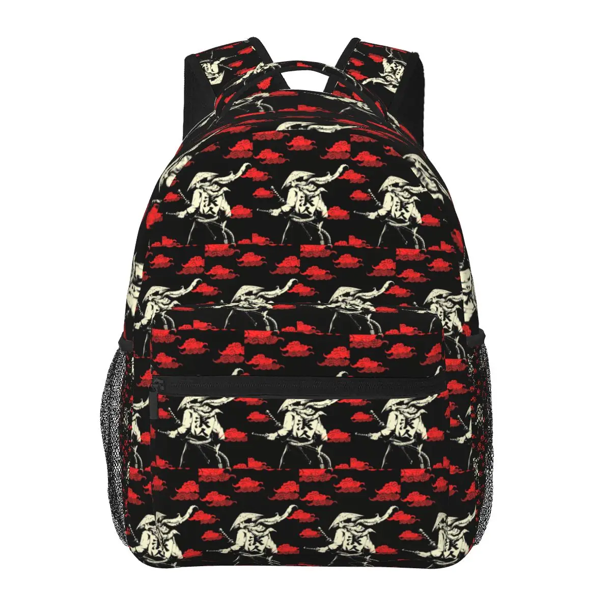 

Red Cloud Japanese Samurai Warrior Anime1 Student Backpack School Bag Hiking Travel Daypack Fashion Bookbag Shoulder Bags