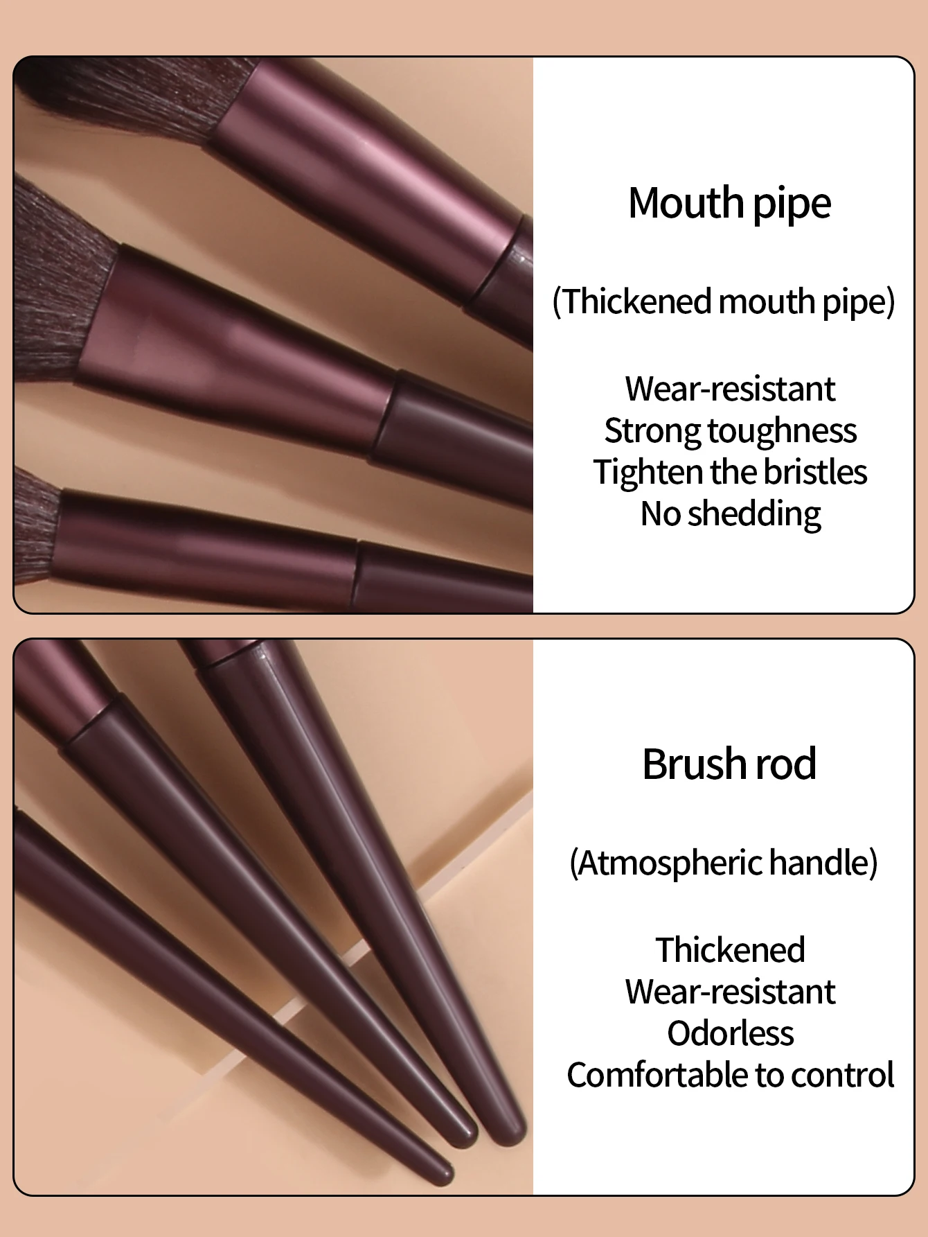 Essentieel voor beginners! Makeup Bucket Make-upborstelset van 12 make-up, oogschaduw met zachte basis en alles-in-één gezichtsborstels